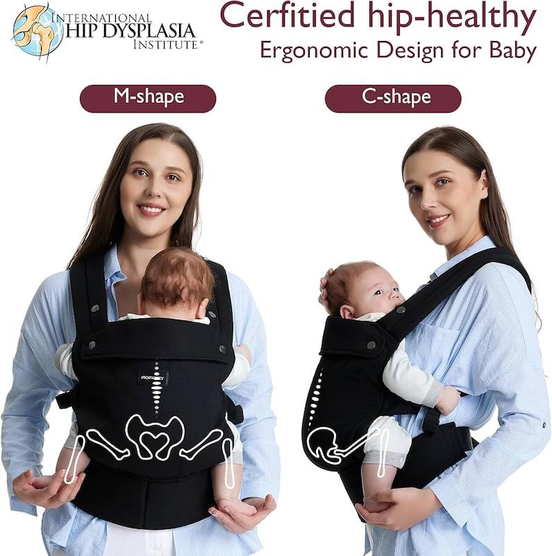 آغوشی ارگونومیک نوزاد مامکوزی (Momcozy Baby Carrier - Air Mesh)