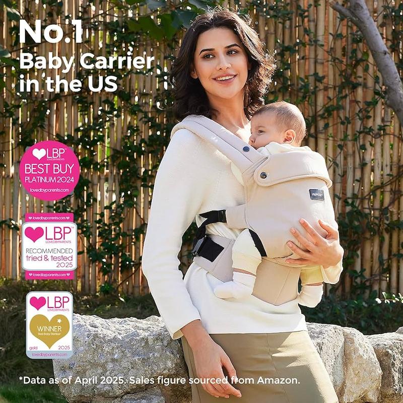 آغوشی ارگونومیک نوزاد مامکوزی (Momcozy Baby Carrier - Air Mesh)