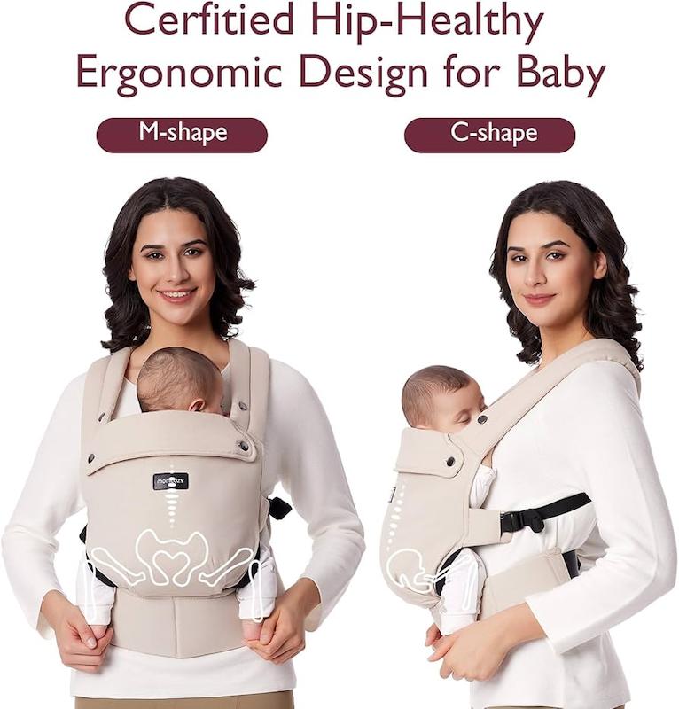 آغوشی ارگونومیک نوزاد مامکوزی (Momcozy Baby Carrier - Air Mesh)
