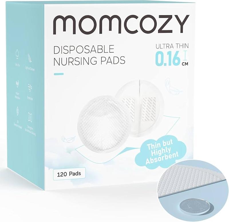 پد سینه یک‌بارمصرف فوق‌باریک مامکوزی (Momcozy Ultra-Thin Disposable Nursing Pads - 120 Pcs)