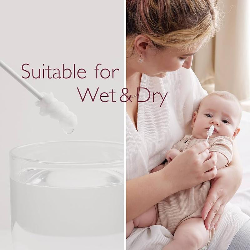مسواک انگشتی و تمیزکننده زبان نوزاد مامکوزی (Momcozy Disposable Baby Oral Cleaner - 40 Count)