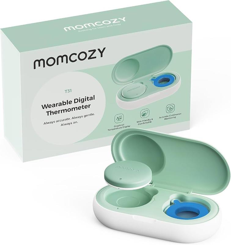 تب‌سنج دیجیتال و هوشمند زیربغلی مامکوزی (Momcozy Wearable Digital Thermometer)