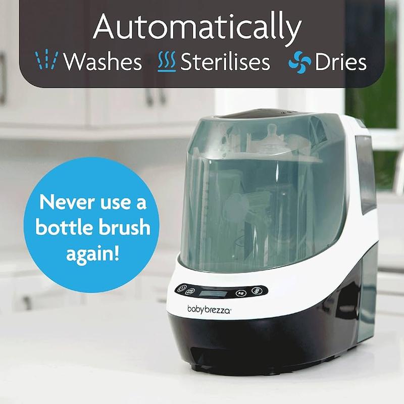 دستگاه شستشو، استریل و خشک‌کن هوشمند بی‌بی برزا (Baby Brezza Bottle Washer Pro)