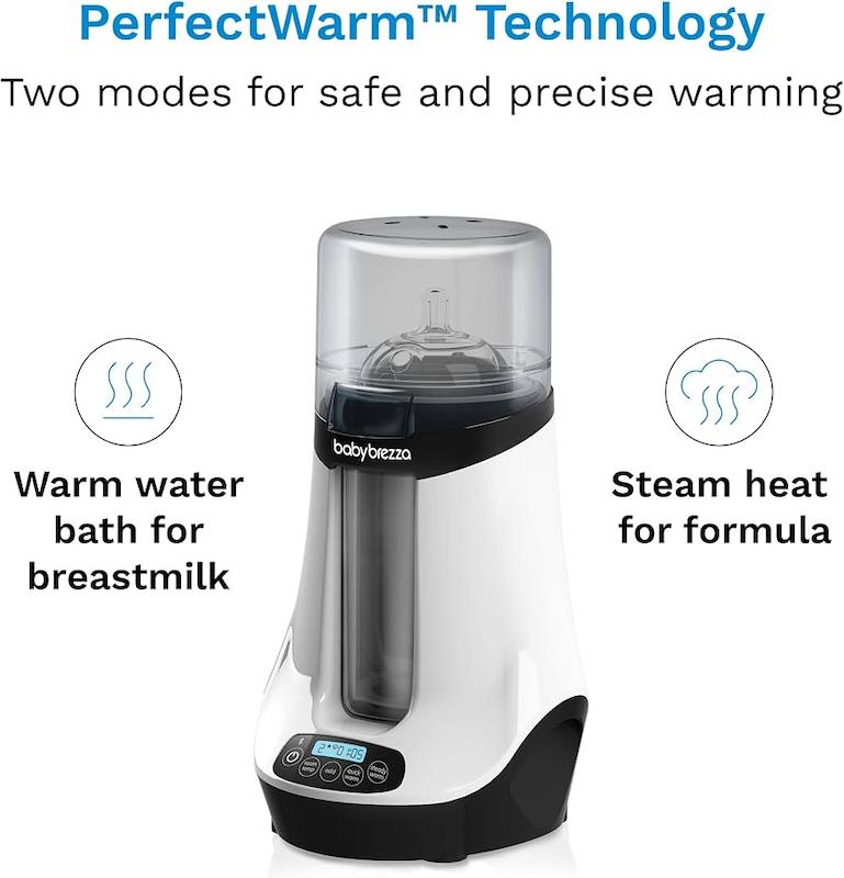 گرم‌کن هوشمند شیشه‌شیر بی‌بی برزا با قابلیت بلوتوث (Baby Brezza Smart Bottle Warmer)