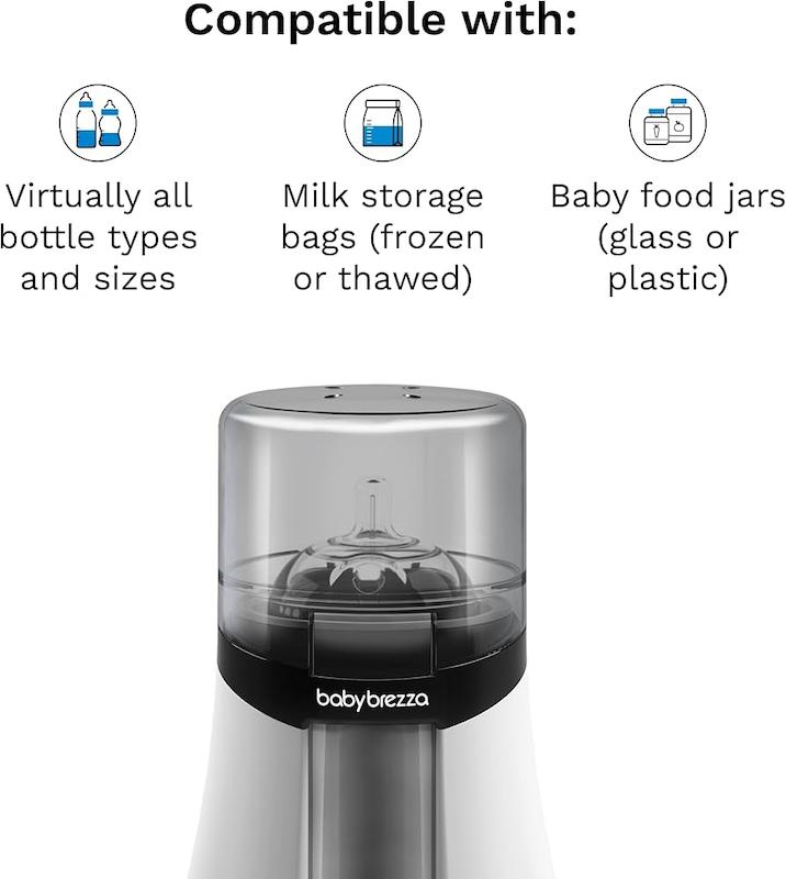 گرم‌کن هوشمند شیشه‌شیر بی‌بی برزا با قابلیت بلوتوث (Baby Brezza Smart Bottle Warmer)