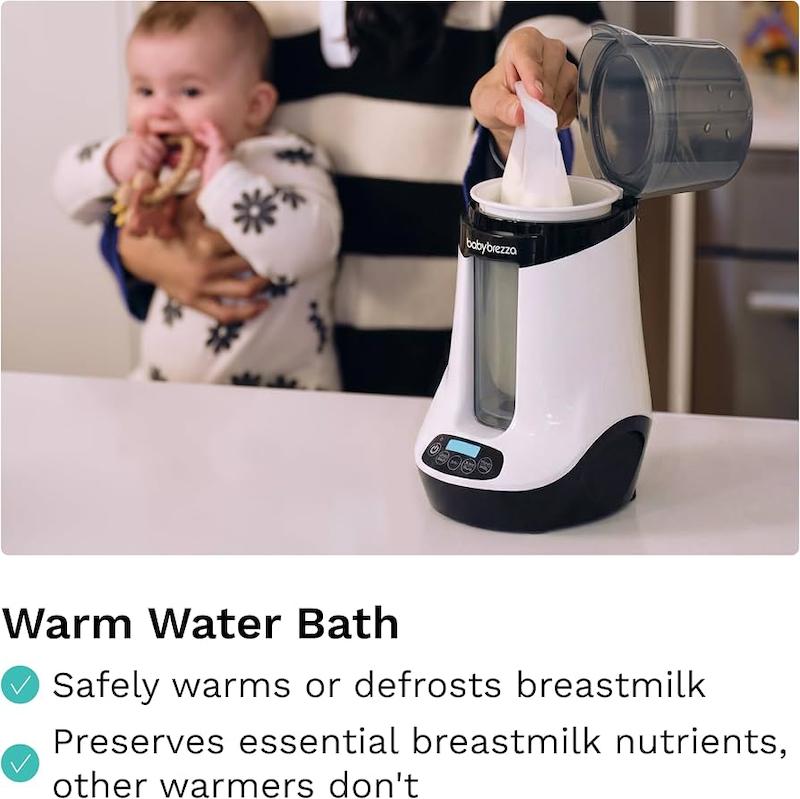 گرم‌کن هوشمند شیشه‌شیر بی‌بی برزا با قابلیت بلوتوث (Baby Brezza Smart Bottle Warmer)