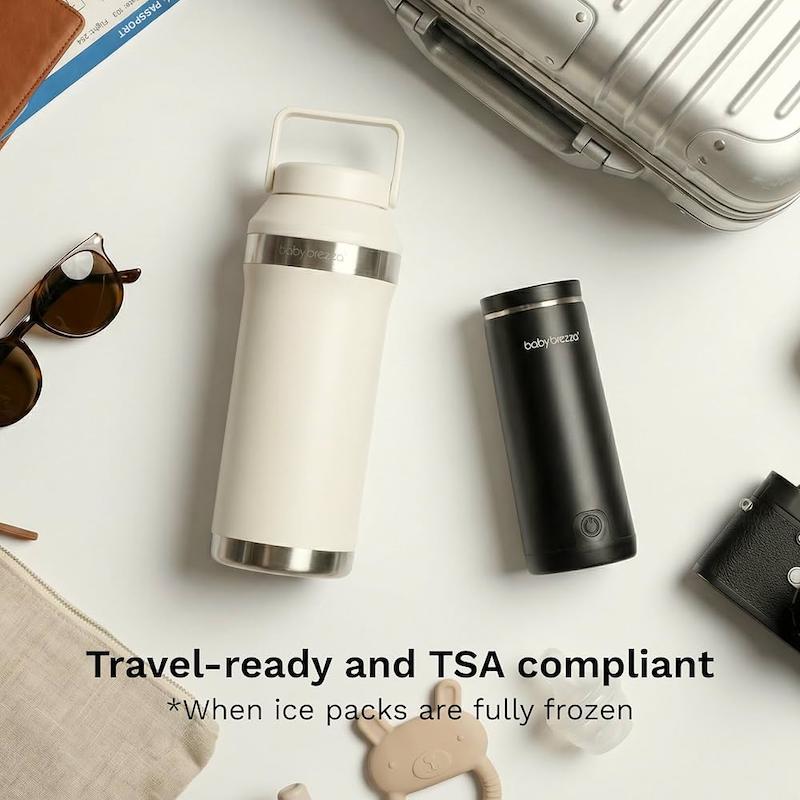 ترموس نگهداری و خنک‌کننده مسافرتی شیر مادر بی‌بی برزا (Baby Brezza All Day Portable Breastmilk Cooler)