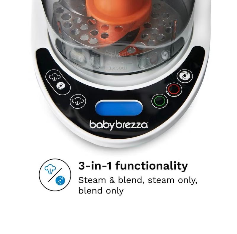 دستگاه غذاساز و پوره‌ساز بی‌بی برزا (Baby Brezza One Step Baby Food Maker Deluxe)