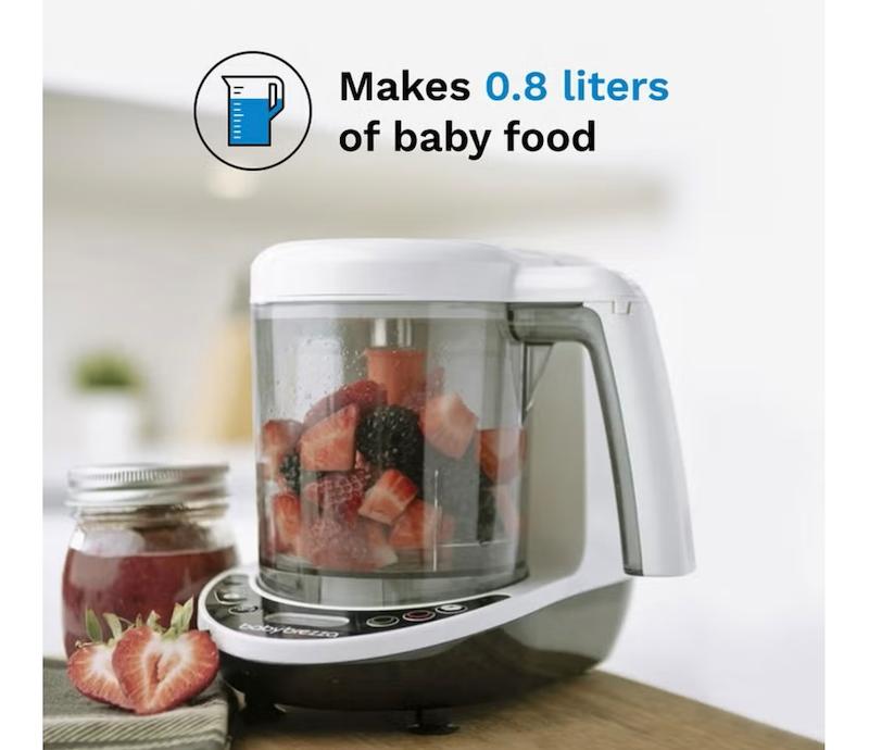 دستگاه غذاساز و پوره‌ساز بی‌بی برزا (Baby Brezza One Step Baby Food Maker Deluxe)