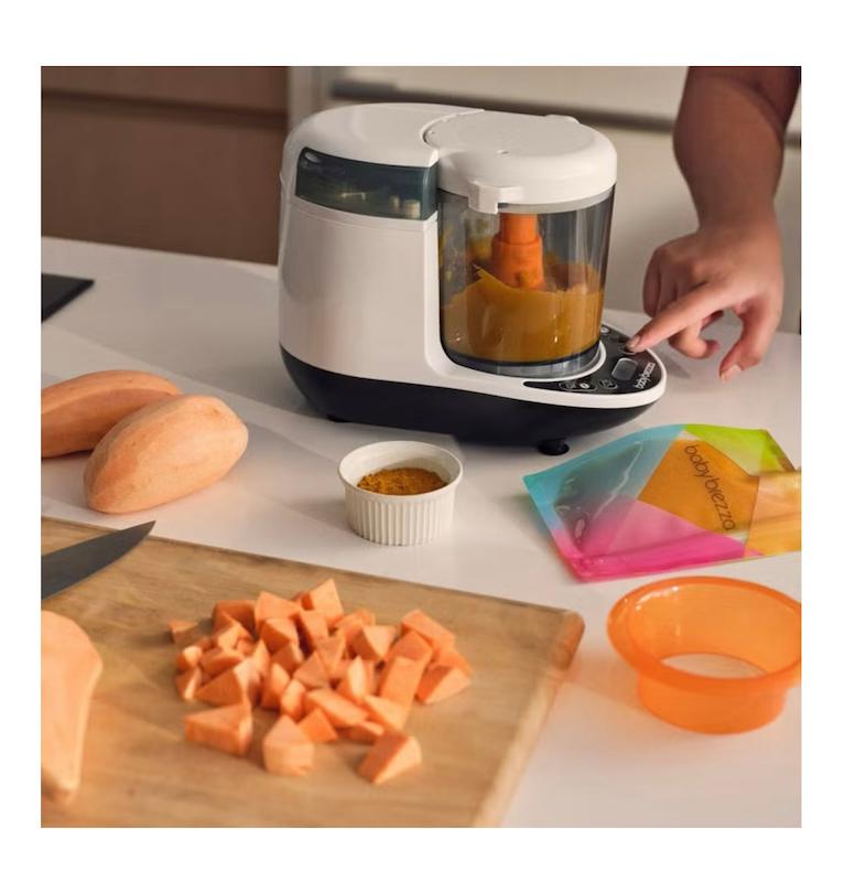 دستگاه غذاساز و پوره‌ساز بی‌بی برزا (Baby Brezza One Step Baby Food Maker Deluxe)