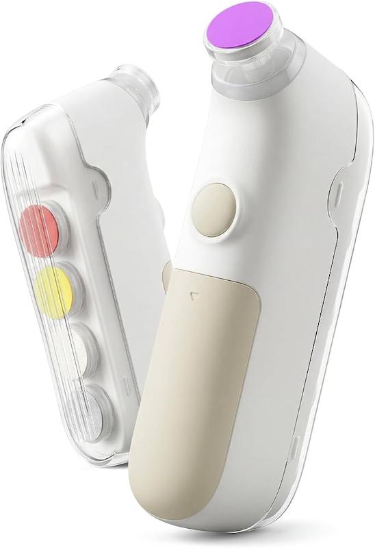 ناخنگیر برقی نوزاد گرونزی به همراه چراغ LED (GROWNSY Electric Baby Nail Trimmer)