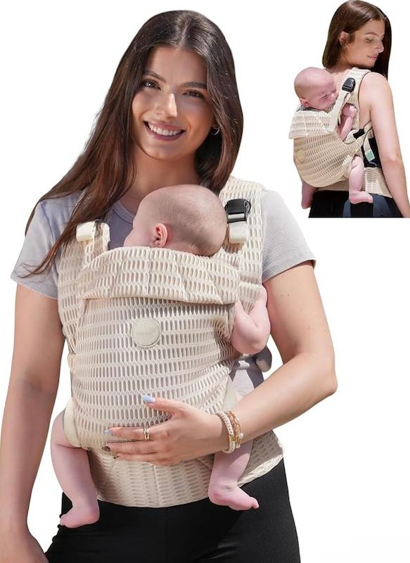 آغوشی ارگونومیک تنفس‌پذیر گرونزی (GROWNSY Baby Carrier - Breathable Mesh)