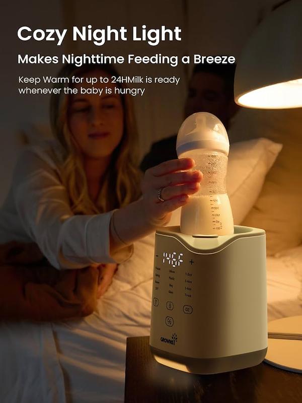 گرم‌کن دقیق شیشه‌شیر و یخ‌زدا گرونزی (GROWNSY Fast Bottle Warmer with Thaw)