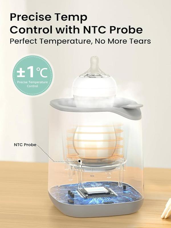 گرم‌کن دقیق شیشه‌شیر و یخ‌زدا گرونزی (GROWNSY Fast Bottle Warmer with Thaw)
