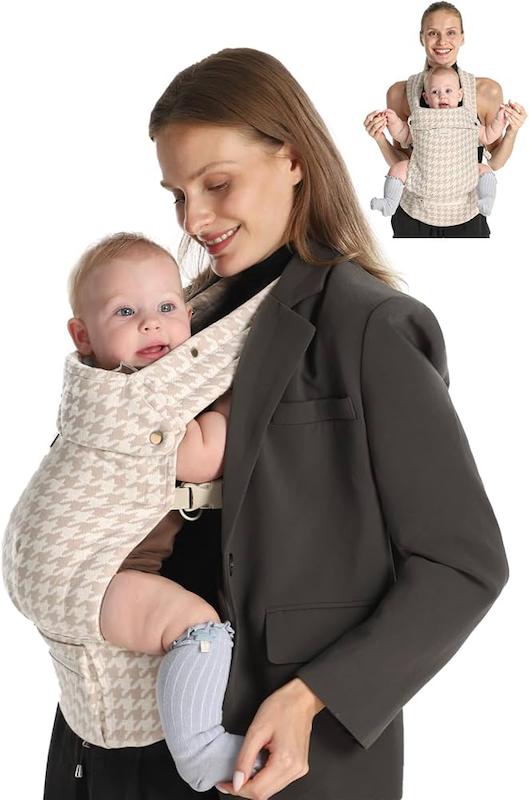 آغوشی ارگونومیک طرح هاندستوث گرونزی (GROWNSY Houndstooth Baby Carrier)