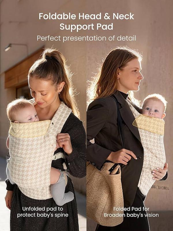 آغوشی ارگونومیک طرح هاندستوث گرونزی (GROWNSY Houndstooth Baby Carrier)