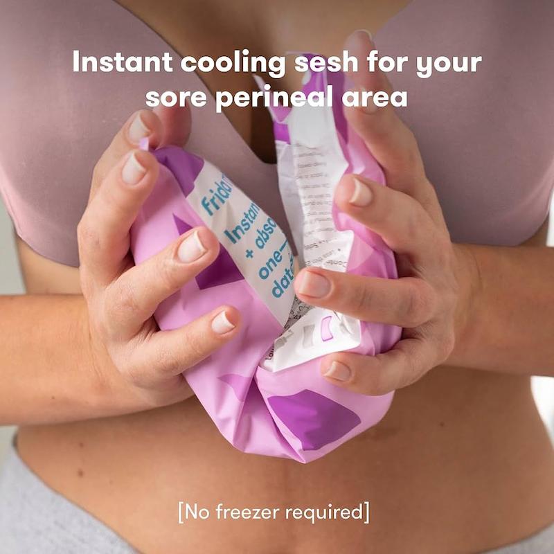 ست پد خنک‌کننده و شورت یک‌بارمصرف فریدا مام (Frida Mom Cold Pads + Disposable Postpartum Underwear)