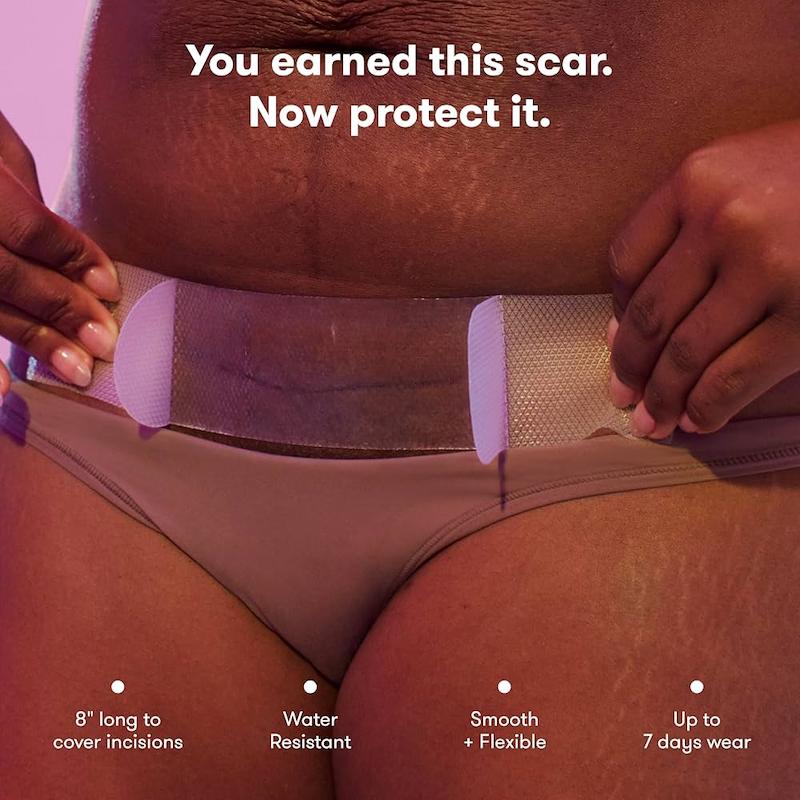 شیت سیلیکونی ترمیم زخم سزارین فریدا مام (Frida Mom C-Section Silicone Scar Patches)