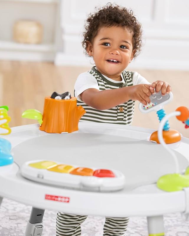 مرکز بازی و اکتیویتی سنتر ۳ مرحله‌ای اسکیپ هاپ (Skip Hop Baby Activity Center - Grey)