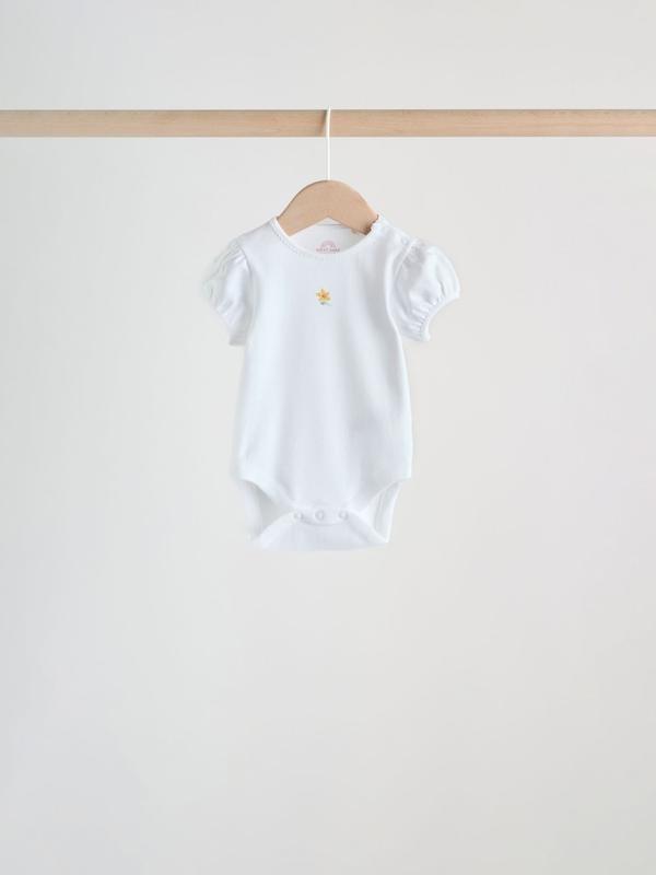 ست ۵ عددی بادی آستین کوتاه دخترانه صورتی | Next baby Bodysuits