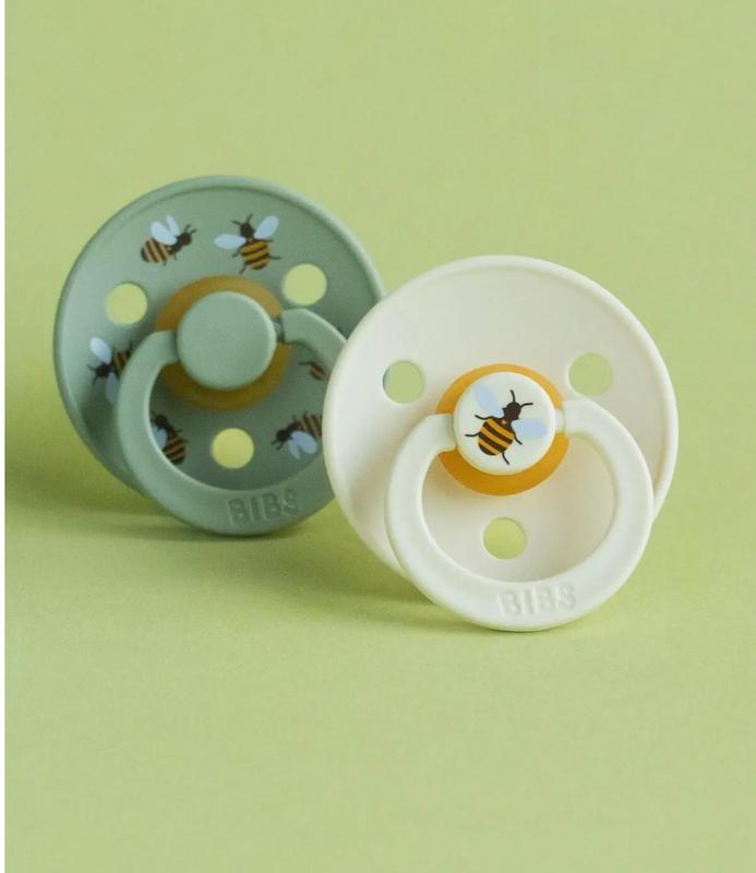 پستانک بیبس کلکسیون استودیو طرح زنبور عسل  (BIBS Studio Colour Bumblebee Friends )