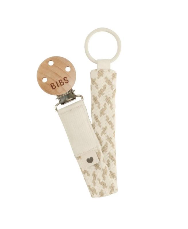 بند پستانک بافته شده بیبس (BIBS Paci Braid Pacifier Clip  )