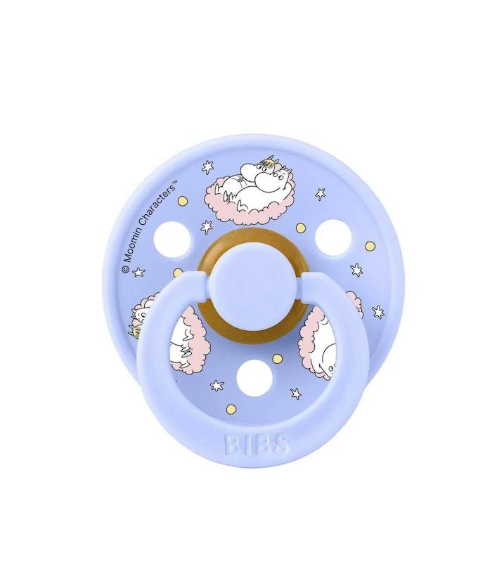 پستانک بیبس کلکسیون مومین مدل Dreaming Friends رنگ بنفش یاسی (BIBS x Moomin Colour Dreaming Friends - Hush 0-6M)