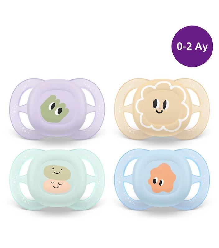 ست پستانک ۴ عددی فیلیپس اونت سری Ultra Start (Philips Avent Ultra Start SCF075/06)