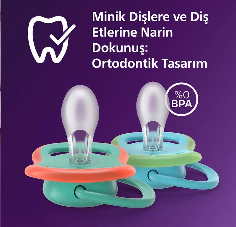 پستانک ۲ عددی فیلیپس اونت سری Ultra Air پسرانه طرح توکان (Philips Avent Ultra Air)