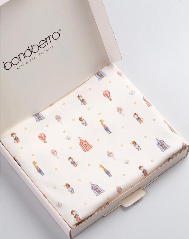 پتو انترلوک ۱۰۰٪ پنبه باندبرو طرح لونا پارک (Bondberro Soft Interlok)