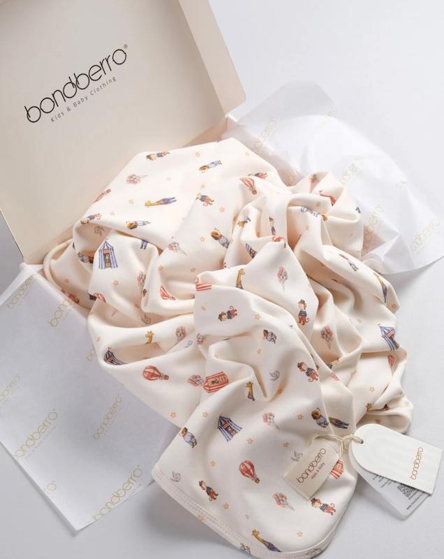 پتو انترلوک ۱۰۰٪ پنبه باندبرو طرح لونا پارک (Bondberro Soft Interlok)