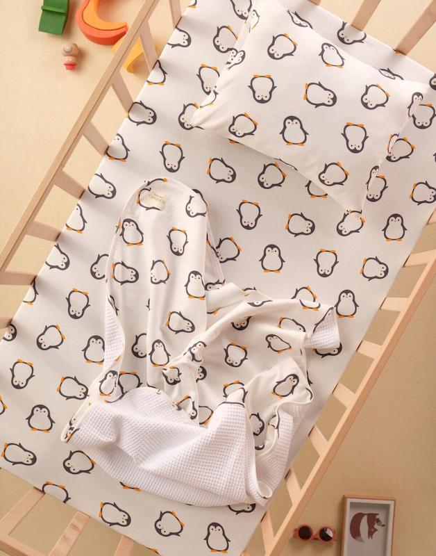 ست خواب ۳ تکه نوزاد و کودک باندبرو طرح پنگوئن (Bondberro Sleep Set)