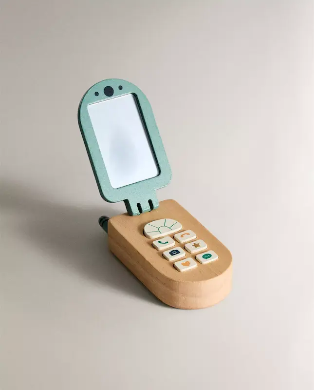 موبایل چوبی صوتی کودک زارا هوم (Zara Home Mobile Phone Sound Toy)