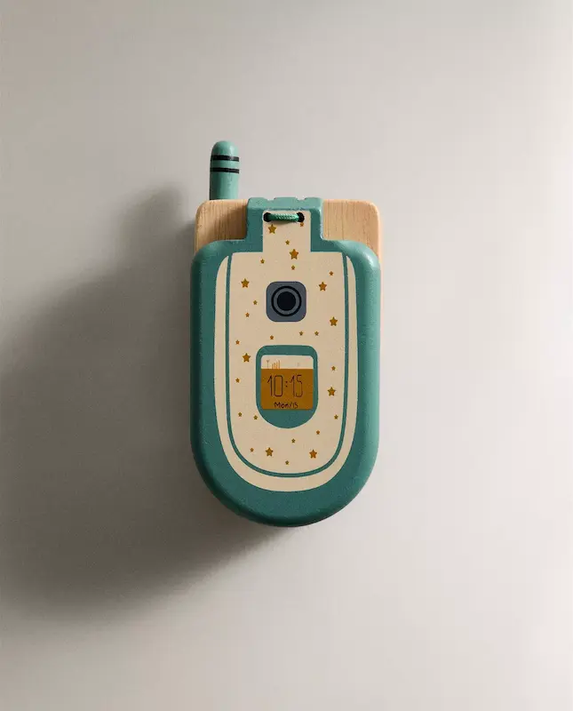 موبایل چوبی صوتی کودک زارا هوم (Zara Home Mobile Phone Sound Toy)