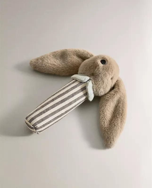 جغجغه پارچه‌ای طرح خرگوش زارا هوم (Zara Home Bunny Soft Toy Rattle)