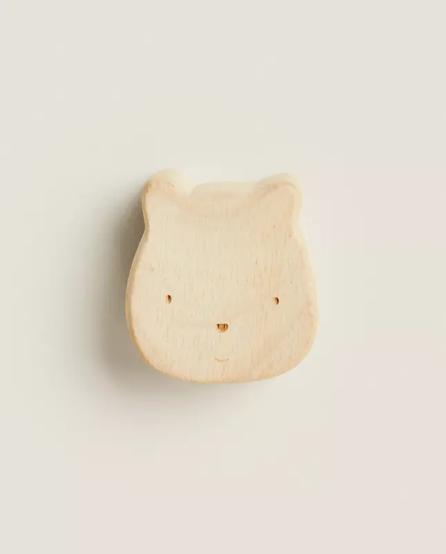 دستگیره کمد چوبی طرح خرس و بالون ۲ عددی زارا هوم (Kids' Bear Door Knobs - Pack of 2)
