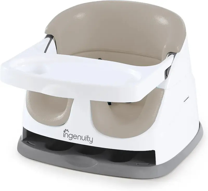 صندلی غذای کمکی و زمینی ۲ کاره اینجنویتی | Ingenuity Baby Base 2-in-1 Booster Feeding & Floor Seat
