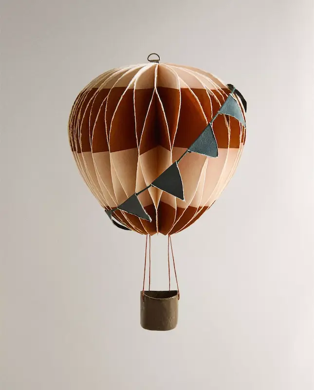 بالن دکوری دیواری کاغذی زارا هوم (Coloured Paper Wall Balloon )