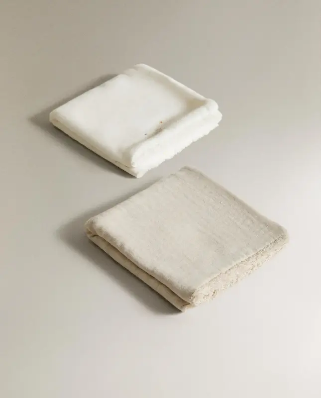 حوله مینی ۲ عددی طرح خرگوش زارا هوم (Mini Rabbit Baby Towel - Pack of 2)