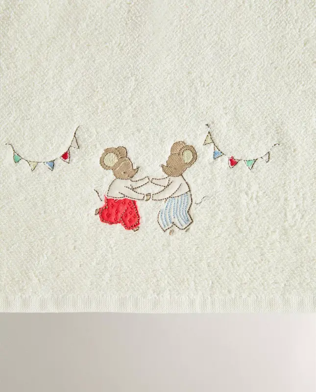 حوله کودک طرح موش زارا هوم (Zara Home Kids' Mouse Towel)