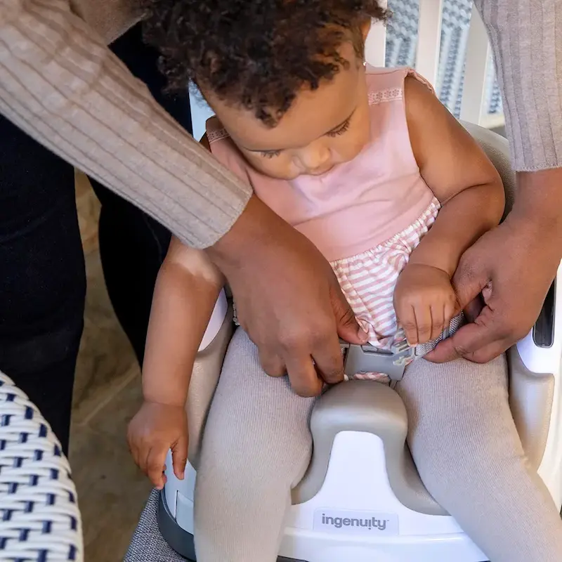 صندلی غذای کمکی و زمینی ۲ کاره اینجنویتی | Ingenuity Baby Base 2-in-1 Booster Feeding & Floor Seat