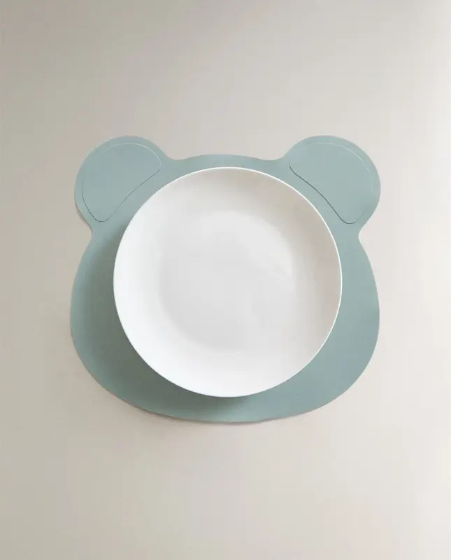 زیربشقابی سیلیکونی طرح خرس زارا هوم (Zara Home Kids' Bear Silicone Placemat)