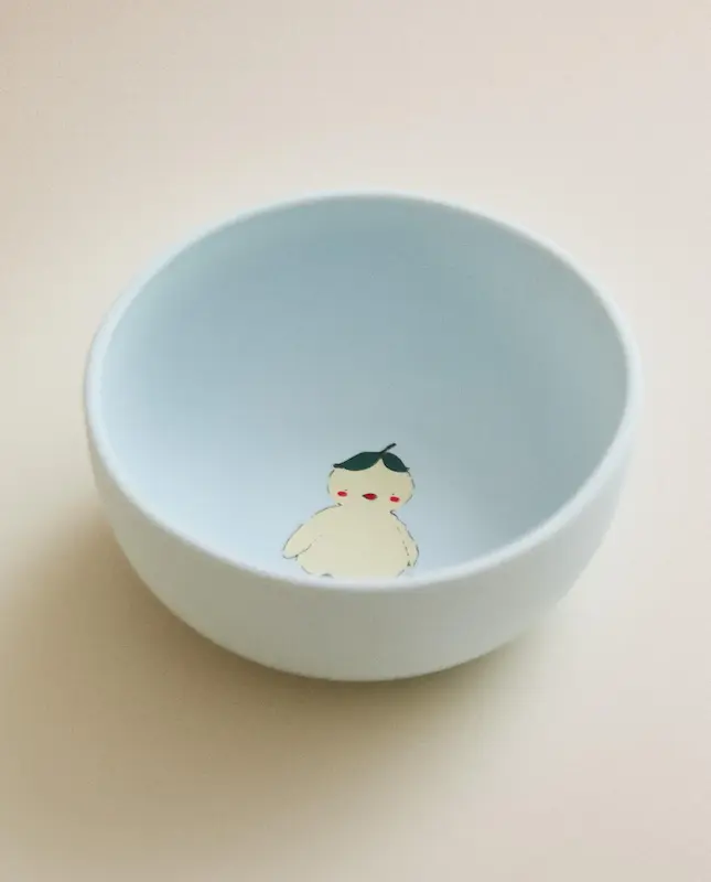 ست غذاخوری سیلیکونی طرح جوجه زارا هوم (Zara Home Kids' Chick Silicone Dinner Set)