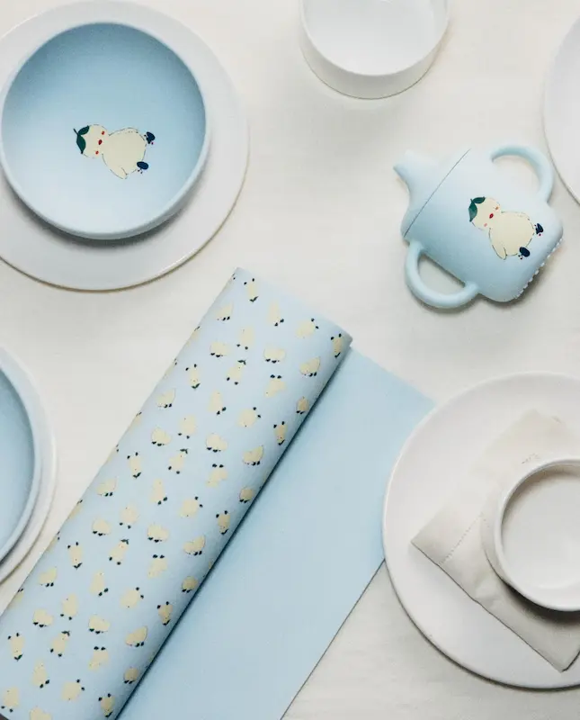 ست غذاخوری سیلیکونی طرح جوجه زارا هوم (Zara Home Kids' Chick Silicone Dinner Set)
