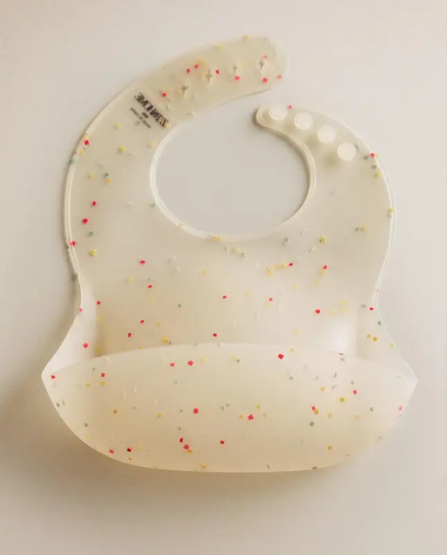 ست ظروف سیلیکونی طرح کانفتی زارا هوم (Zara Home Kids' Confetti Silicone Dinner Set)