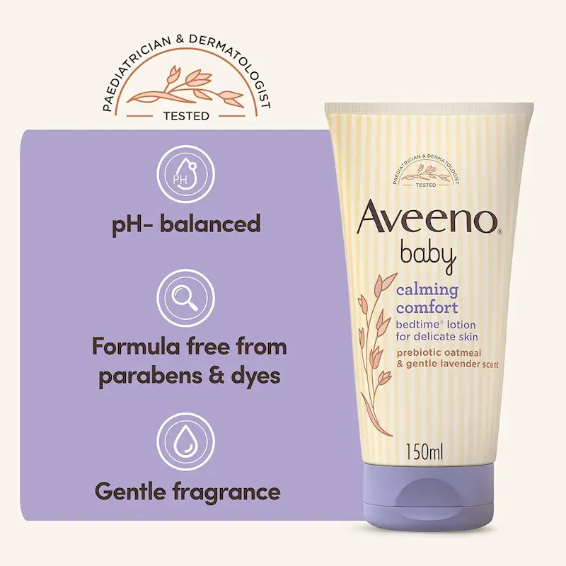 لوسیون آرامبخش و خواب‌آور نوزاد آوینو | Aveeno Baby Calming Comfort Bedtime Lotion