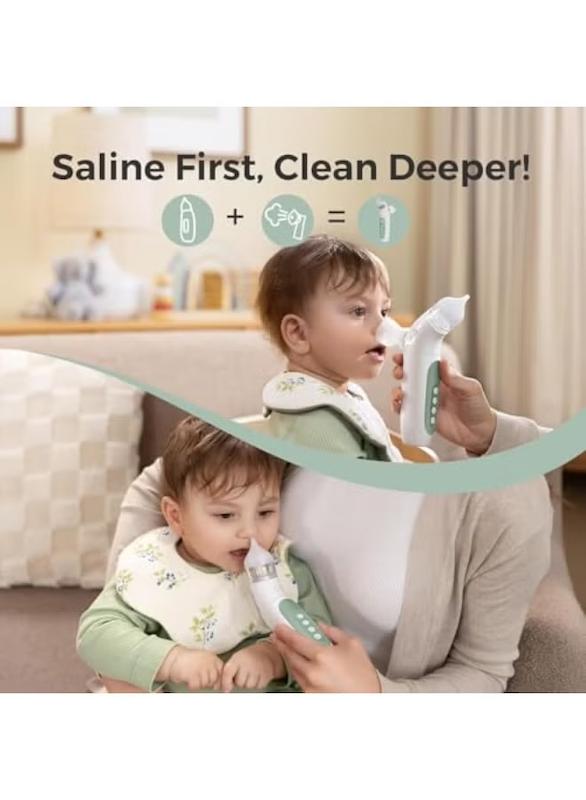 پوار بینی برقی دو در یک مامکوزی با اسپری (Momcozy 2-in-1 Electric Nasal Aspirator)
