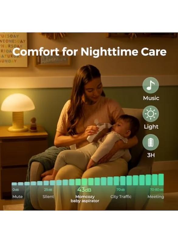 پوار بینی برقی دو در یک مامکوزی با اسپری (Momcozy 2-in-1 Electric Nasal Aspirator)
