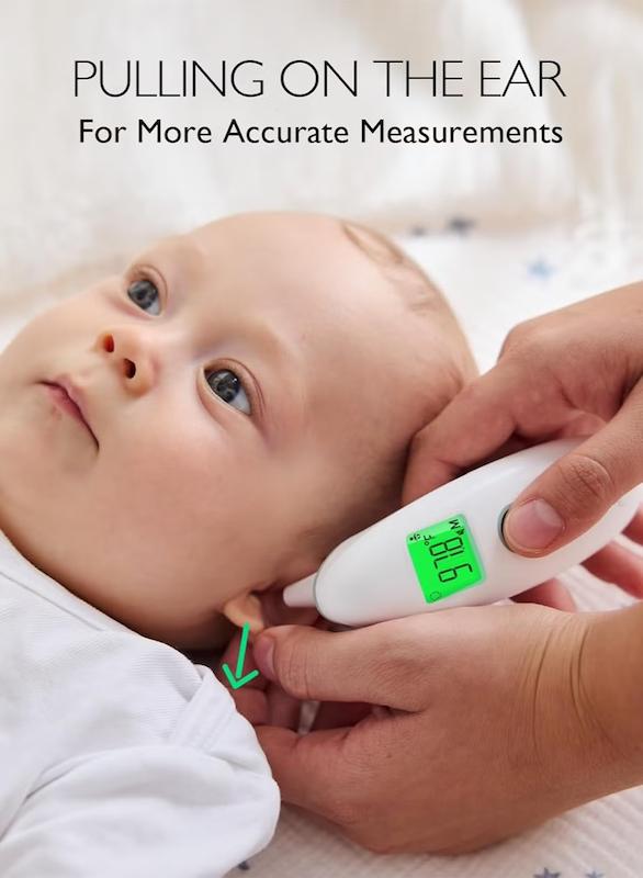 تب‌سنج دیجیتال مادون قرمز مامکوزی (Momcozy Non-Contact Forehead and Ear Thermometer)