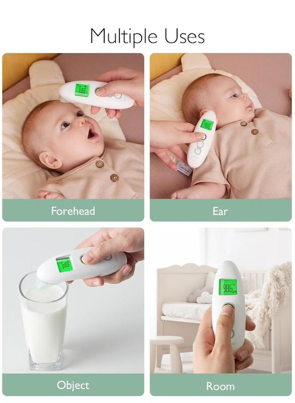 تب‌سنج دیجیتال مادون قرمز مامکوزی (Momcozy Non-Contact Forehead and Ear Thermometer)